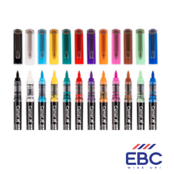 CAMEL Acrylic Brush Markers Set of 12 